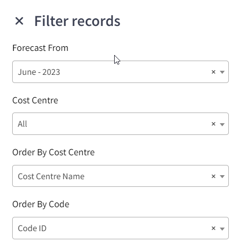 Filter Records